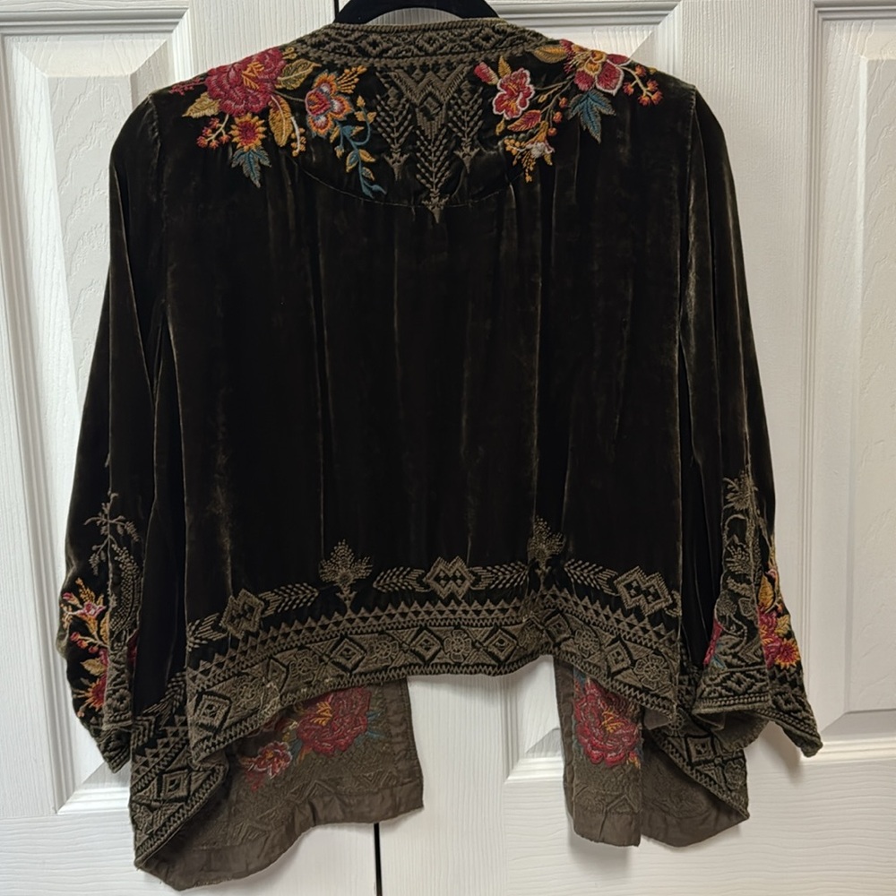 Johnny Was open jacket - Picture 2 of 2